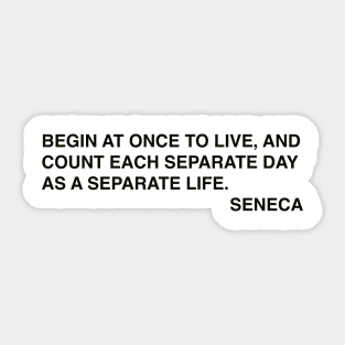 Seneca Quotes Sticker